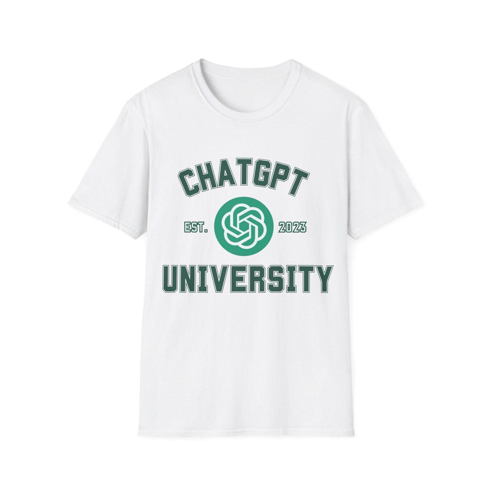 ChatGPT University | ChatGPT College Logo | Unisex Tee 2XL