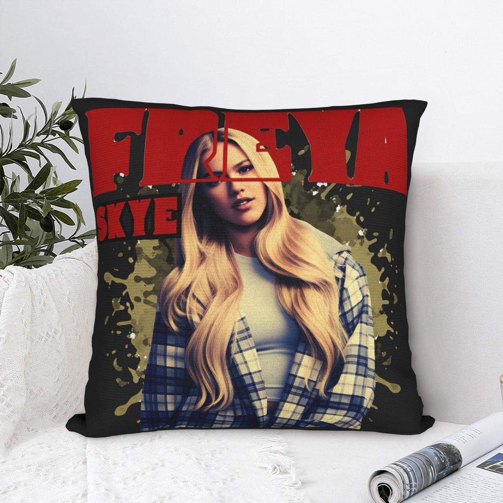 Pillow Case S-Freyas Skye Uk Singer Stars Align Concert Soft Pillow Cover For Sofa Bedroom Home Decor Morden Pillowcases