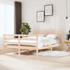 VidaXL Bed Frames Solid Wood 135x190 Cm Double 3100629