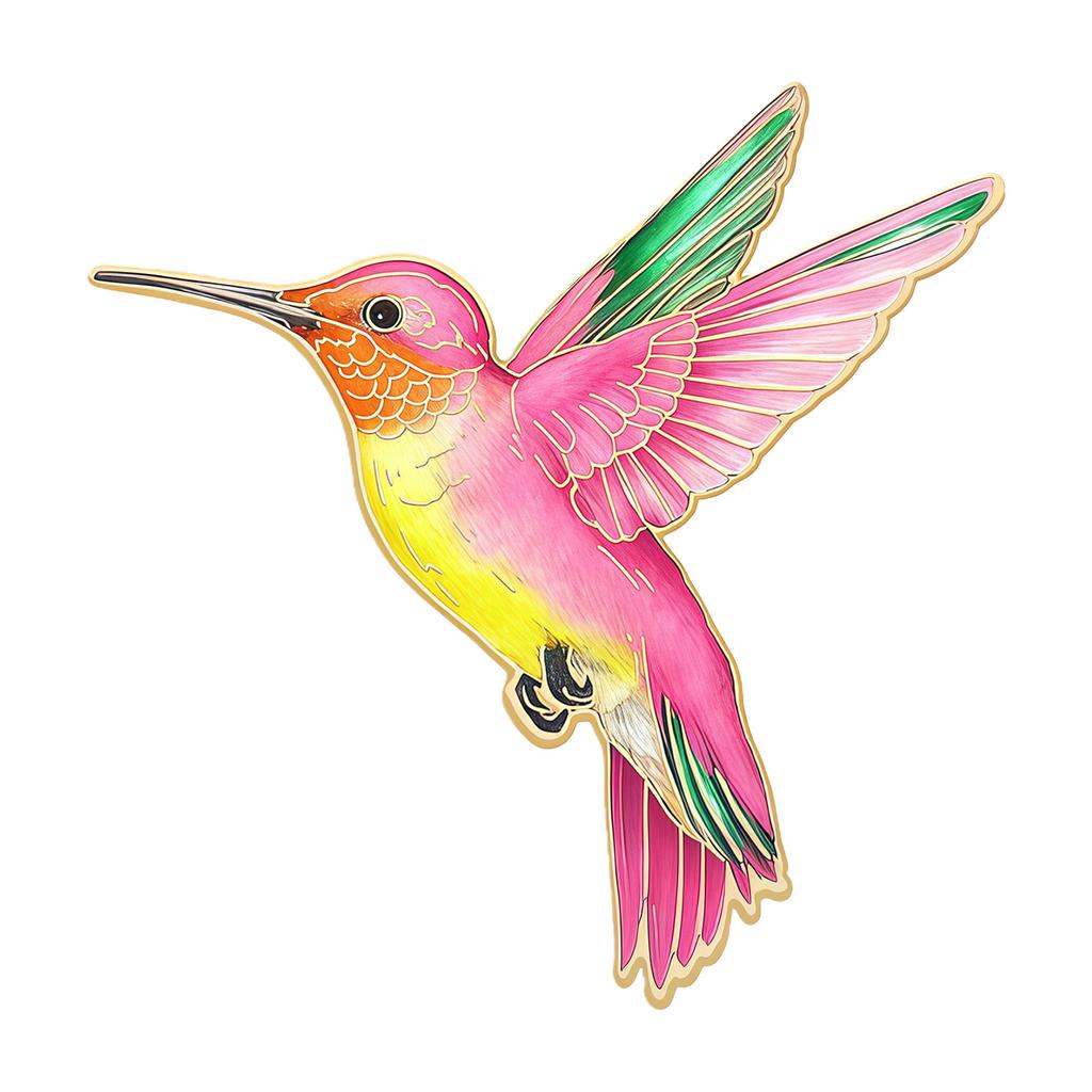 4Pcs Elegant Hummingbird Brooch Pin For Women Girls Attach To Shirts Coats Bags Multifunctional Corsage Accessory