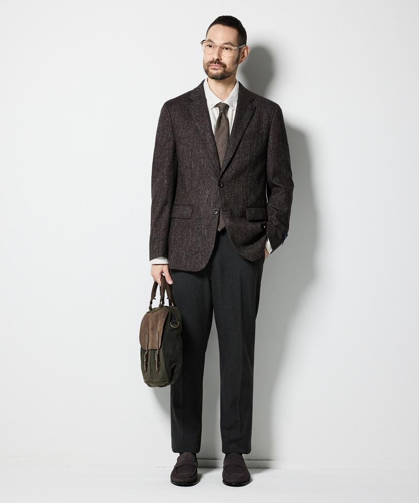 STCO Italy Marlane Two-Tone Wool Jacket Brown_Sjavd92Nsh
