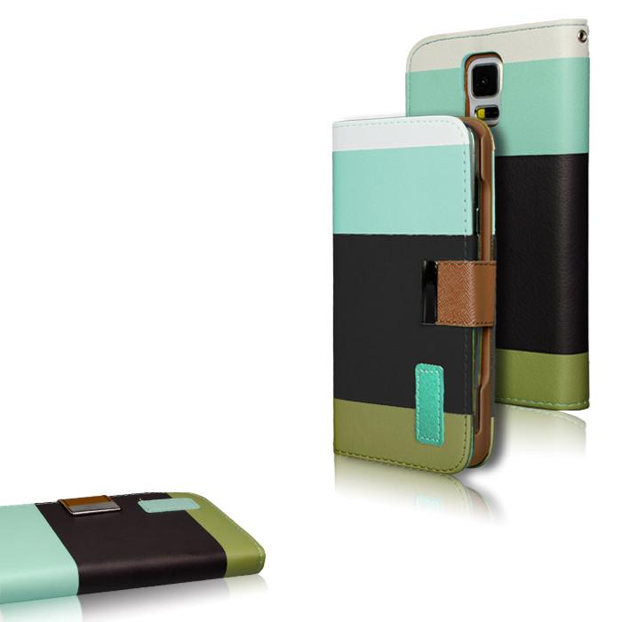Phone Case Wallet With Metal Clasp And Stand For Travel And Daily Use