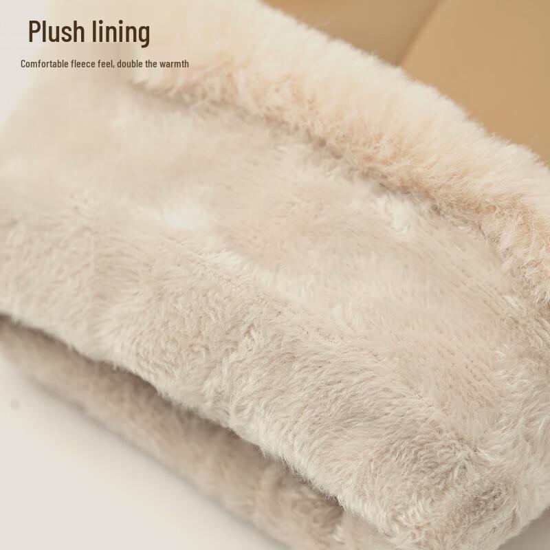 JIUMU Women's Winter Touchscreen Leather Gloves