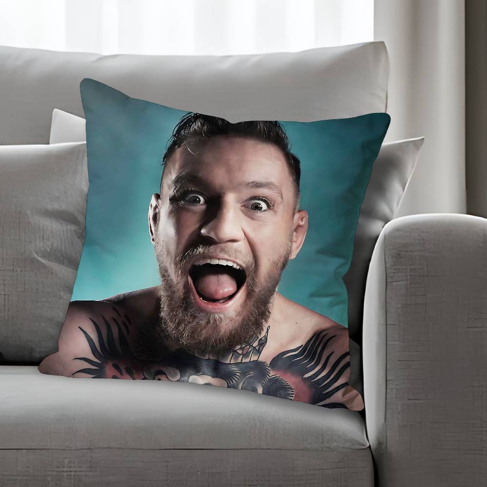 C-Conor M-McGregor Anime Celebrity Merchandise All-Match Printed Pillow Case Sofa Car Office Room Decoration Protector