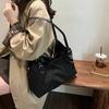 Maillard retro matte tote bag women's 2025 new fashion shoulder commuter bag large capacity class armpit bag