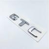FD06-3D Flat Letters ABS Emblem GTX GTC ID4 ID6 for Volkswagen Car Tailgate Trunk Lid Nameplate Badge Logo Sticker Chrome Black