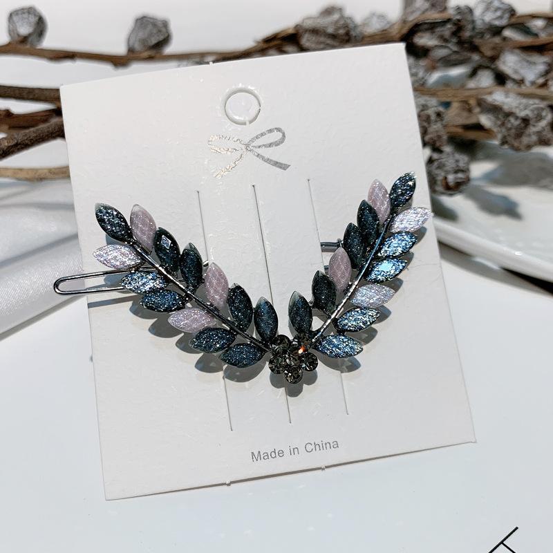 Delicate Vintage Hair Clip Back Head Ponytail Frog Clip Simple Fringe Side Clip Clip Girls Hair Accessories