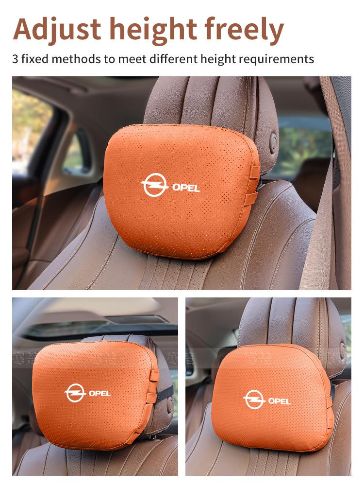 Car Headrest Neck Support Seat Lumbar Cushion Soft Neck Pillow Opel OPCline ASTRA CORSA INSIGNIA MOKKA VECTRA ZAFIRA GTC Tigra