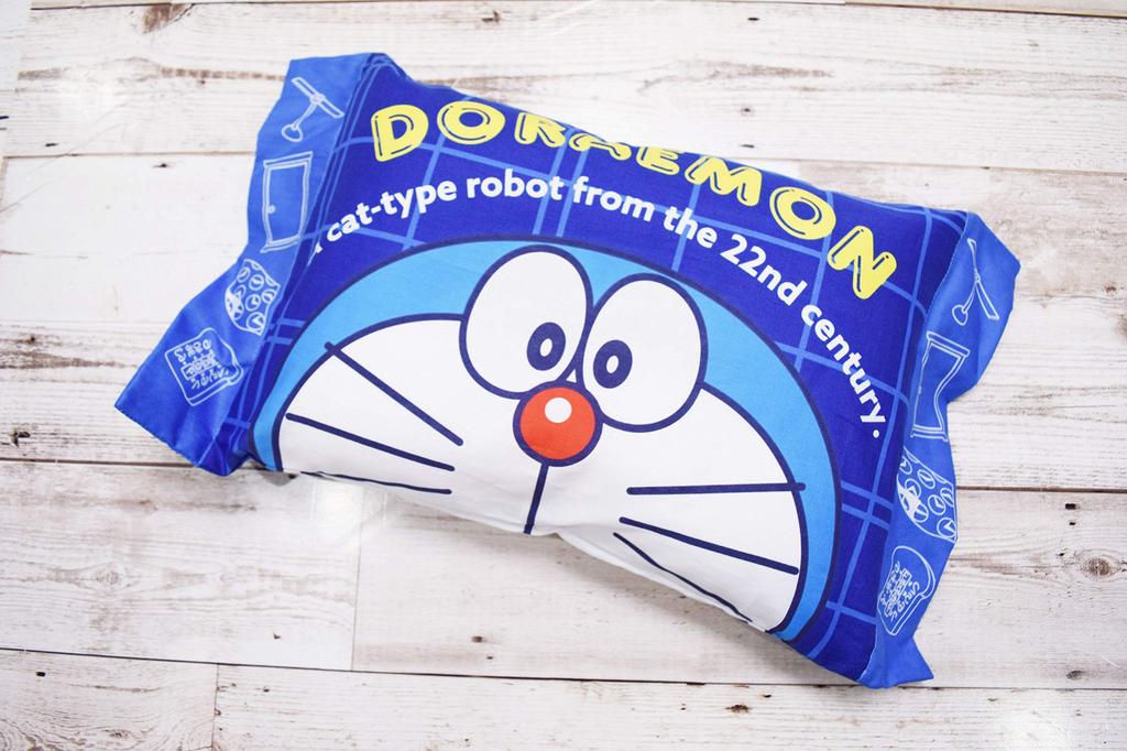 MORIPiLO Morishita Pillow Doraemon 40x30cm Washable with Cover Stuffed Cushion Character Goods Shogakukan Blue 4620400 Children's Approx.