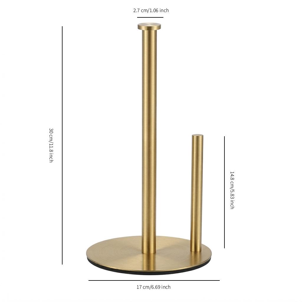 Stainless Steel Floor-Standing Vertical Paper Towel Holder