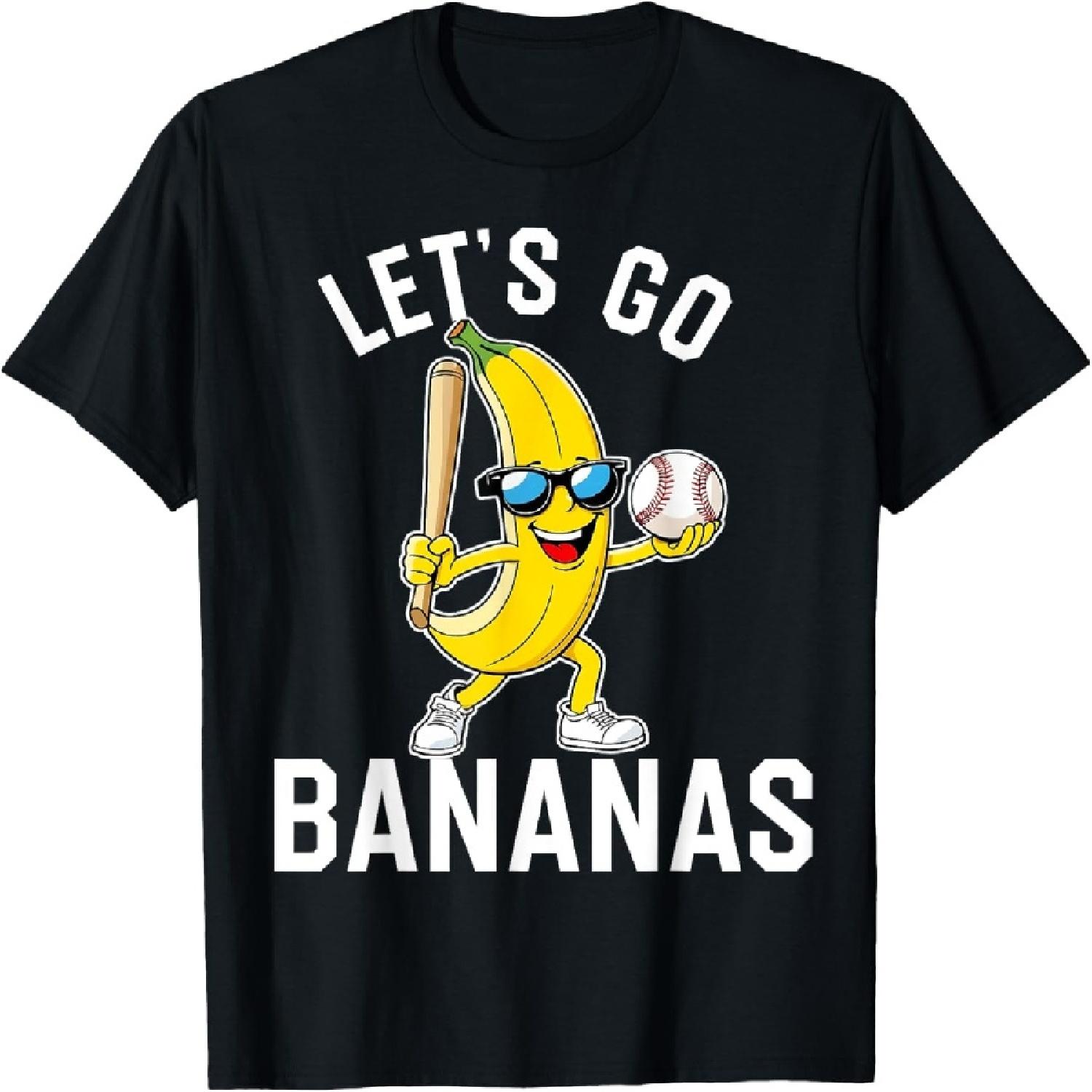Let s Go Bananas Funny Banana T-Shirt S