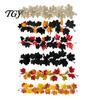 Artificial Plant Decor Fall Maple Leaf Garland, 3.3FT Bendable Autumn Foliage Vine, Theme Props for Thanksgiving Halloween Indoor Outdoor Home Mantle
