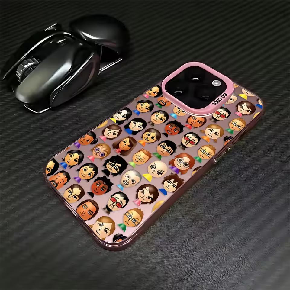 Full Screen Character Personalized Cute Phone Case for iPhone 17 AIR 16E 15 14 13 12 11 PRO MAX MINI XSMAX XR 7 8 PLUS Y2K Cover