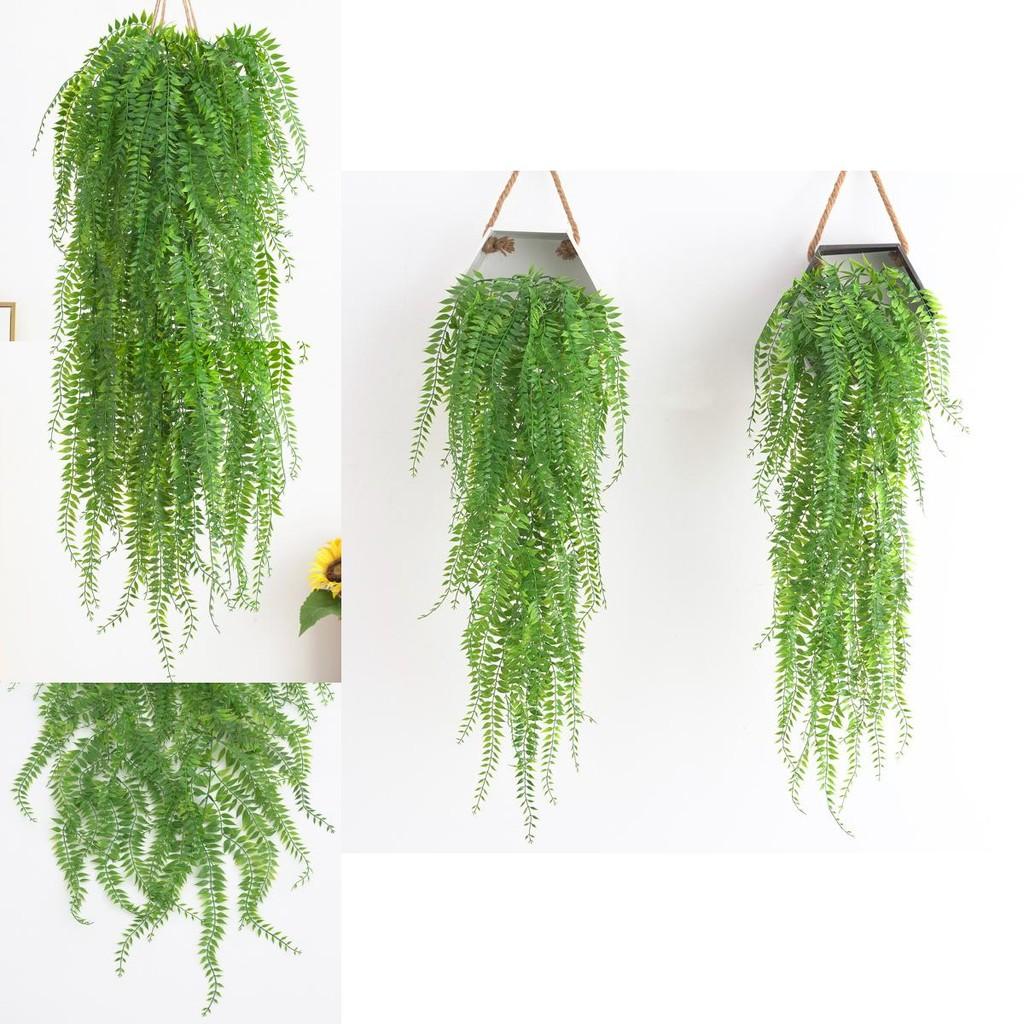 Salix Babylonica Faux Plant Wall Hanging Indoor Decor With Plastic Foliage For Home And Photography