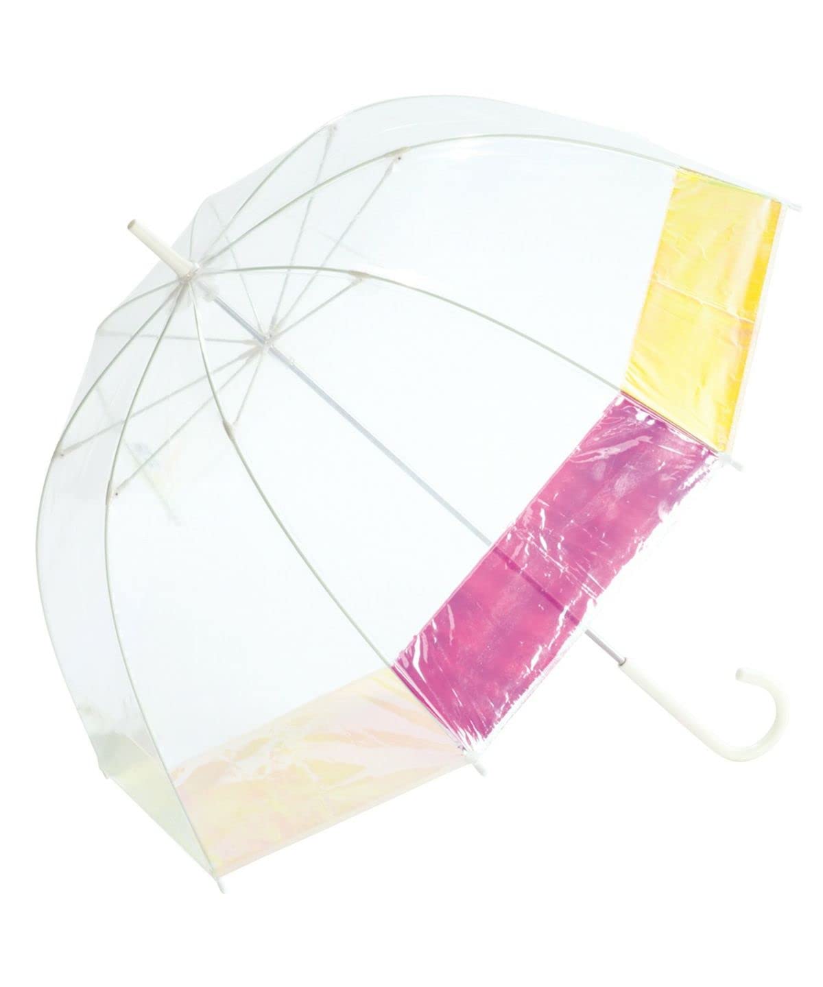 

Виниловый зонт купол блестящий зонт блестящий пластиковый зонт Off 60см длинный зонт [2022] Wpc. Женщины ПТ-031