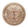 FCXDG Vintage British Style Clothing Buttons Wheat Anchor Crown Design Gold Jacket Buttons College Style Handmade Sewing Buttons