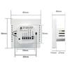 Floor Heating System Digital Thermostat 8.6*8.6*4cm Child Lock Thermostat For Safety Thermostat Child Safety Lock
