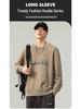 Men's Casual Round Neck Long Sleeve Pullover Hoodie for Spring, Autumn, and Winter