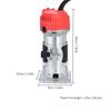 220V 800W Trim Router 30000rCelsiusmin with Transparent Base     Wood Laminate Electric Trimmer Compact Palm Router Corded for Woodworking Trim