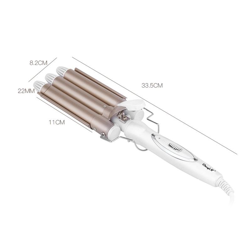 

Высококачественные керамические щипцы для керлинга 110-220V, трехствольные инструмент для укладки керлинга