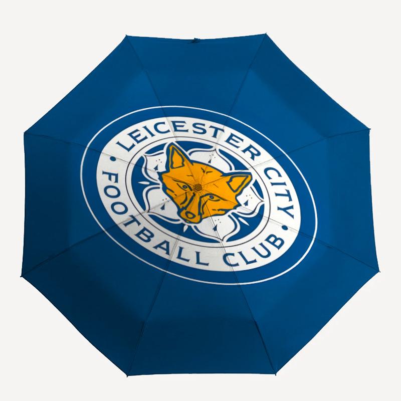 1pc Leicester City FC Umbrella, Sun Protection, And UV Shielding. It Has Eight Sturdy Ribs for Outdoor Use And Perfect As a Holiday Gift