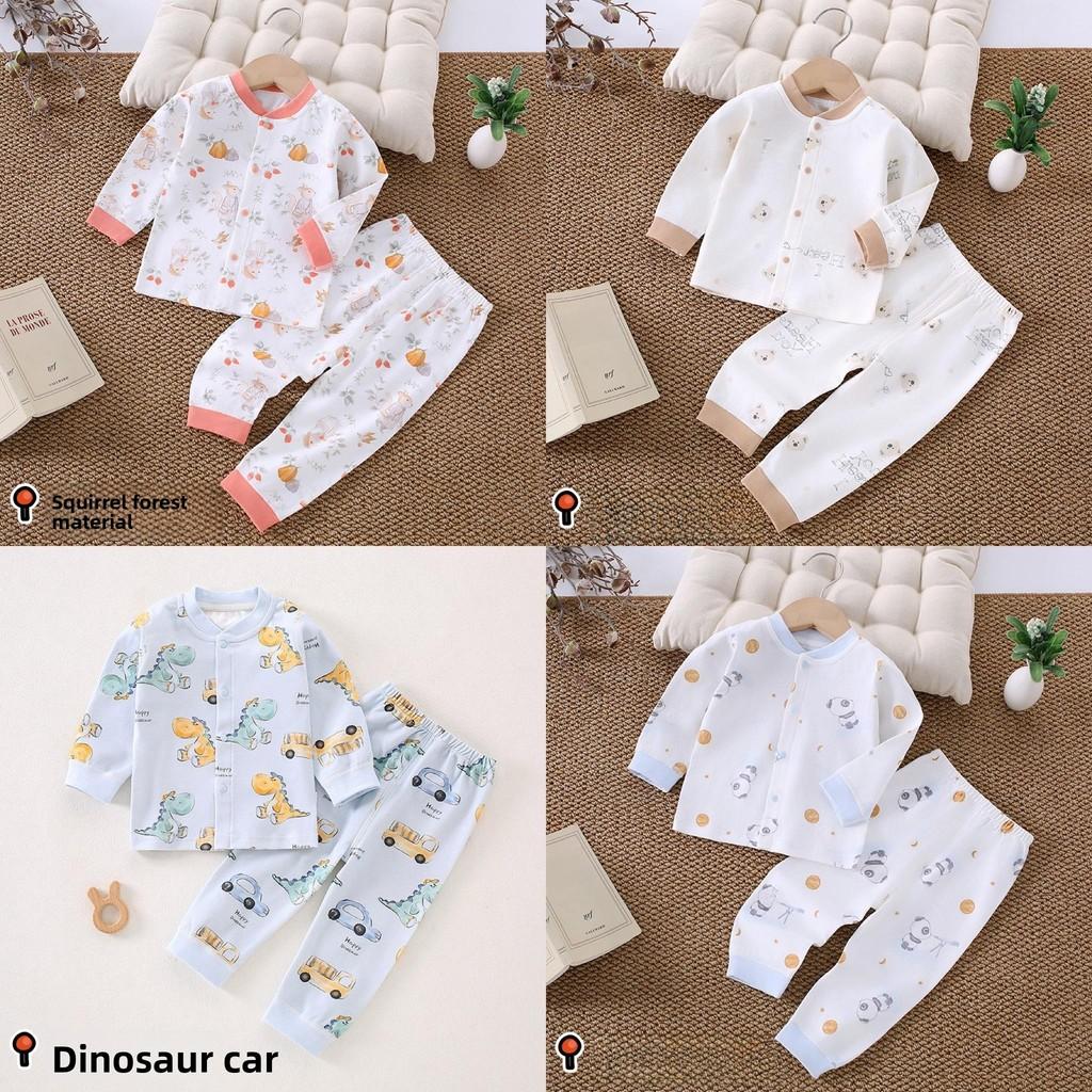 Childrens Cotton Pajama Set With Antibacterial Technology For Babies And Infants