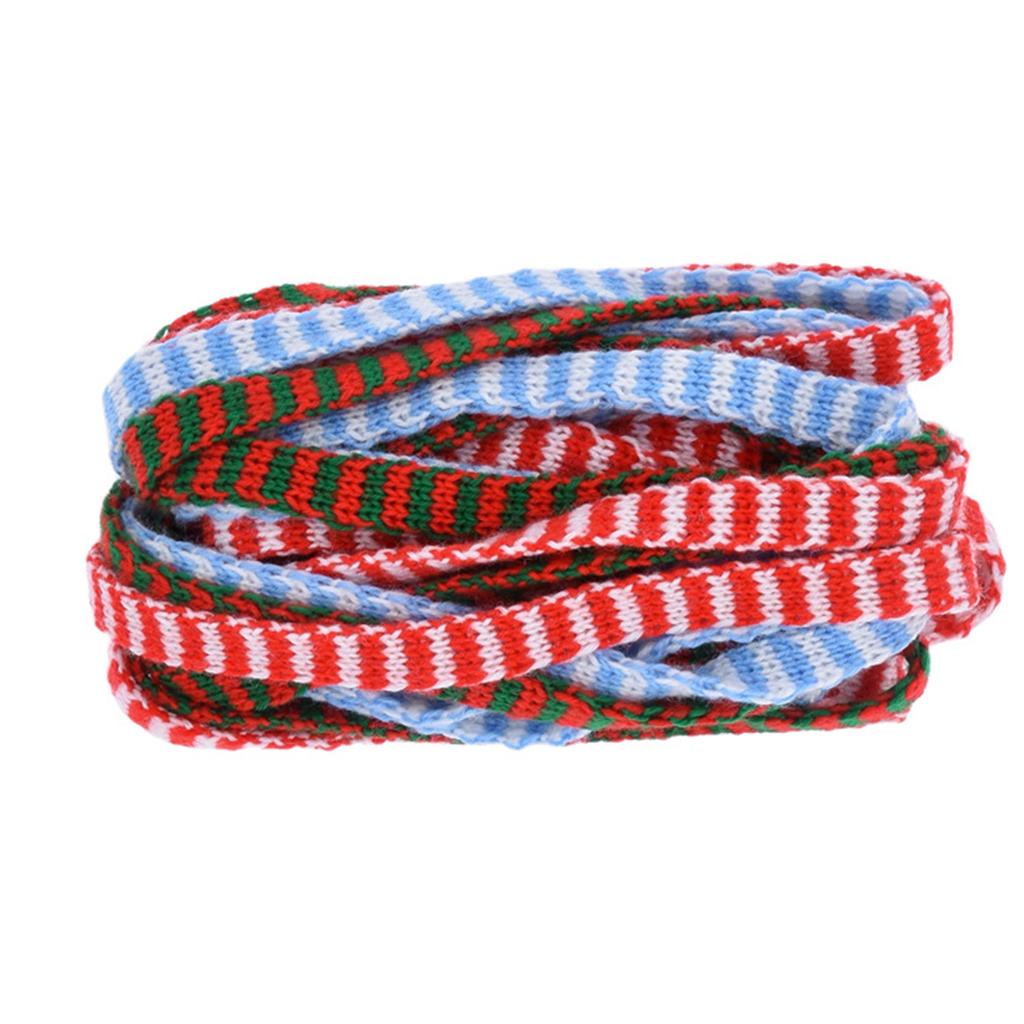 3 Colors Christmas Decorative Ribbons Christmas Ribbon Braid Wool Knit Ribbon for Gift Wrapping Christmas Decoration