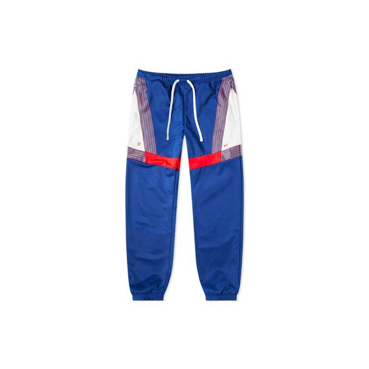 Nike Logo spolupráce Clot Vyšívaná sportovní bunda Set Unisex Atletické oblečení Modrá BQ5431-455