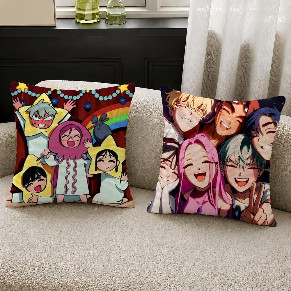 Game Alien Stage Idol Survival Cushion Cover Decorative Pillowcase Soft Short Plush Cozy Durable Sofa Home Decor Items Gift
