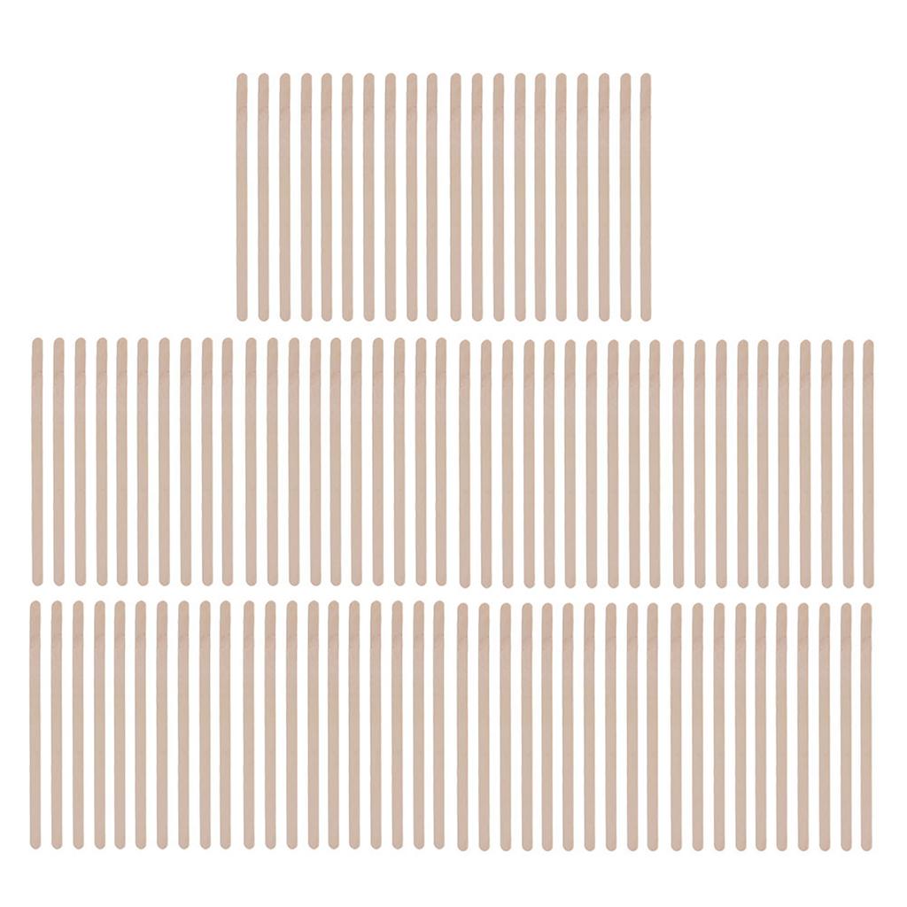 100Pcs Bag Disposable Wooden Depilatory Wax Applicator Stick Spatula Hair Removal Tools