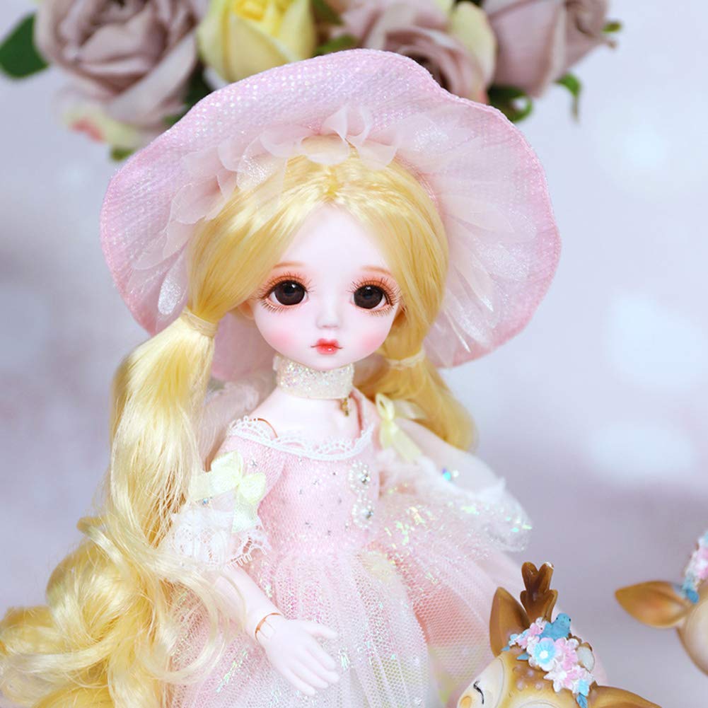 ICY Fortune Days 28cm BJD 28 Ball Jointed Doll with Full Set of Clothes and Best Gift for Girls 1/6 Doll, Shoes, 6+ (Torres)