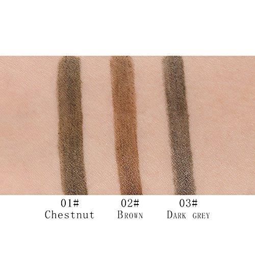 Eyebrow Pencil - Music Flower - 1# - Waterproof - Brown - Makeup Tool