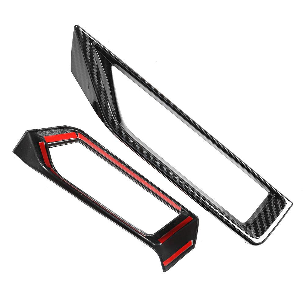 2PcsSet Carbon Fiber Style Front Side Air Vent Trim Fits for Nissan Sylphy Sentra 2020