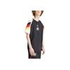 Adidas Originals Germany Euro Cup Comfort Jersey with Round Neck and Short Sleeves Men Tops Black IY7052