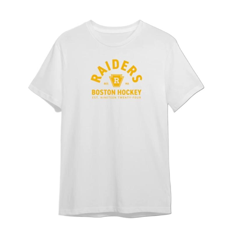 Unisex Svart Hockey T-shirt Raiders Boston Hockey Inspirerad Tryck Vintage Sportstil Vardaglig Streetwear Tee