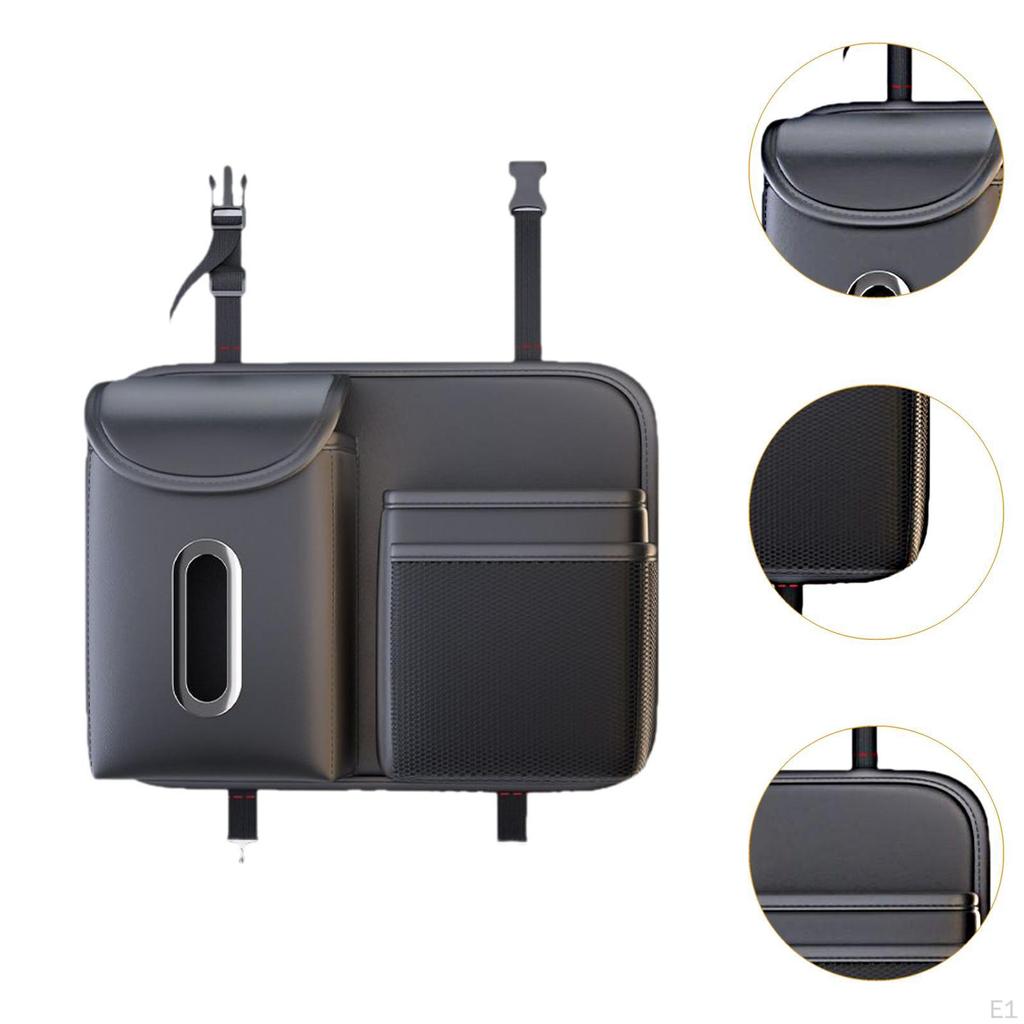 Backseat Storage Bag for Car Quick Setup Travel Organizer Books And Toys