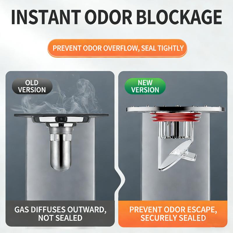 Floor Drain Core Shower Floor Strainer Cover Toilet Sewer Anti-Odor Plug Abs No Smell Bathroom Toilet Sewer Shower Drain