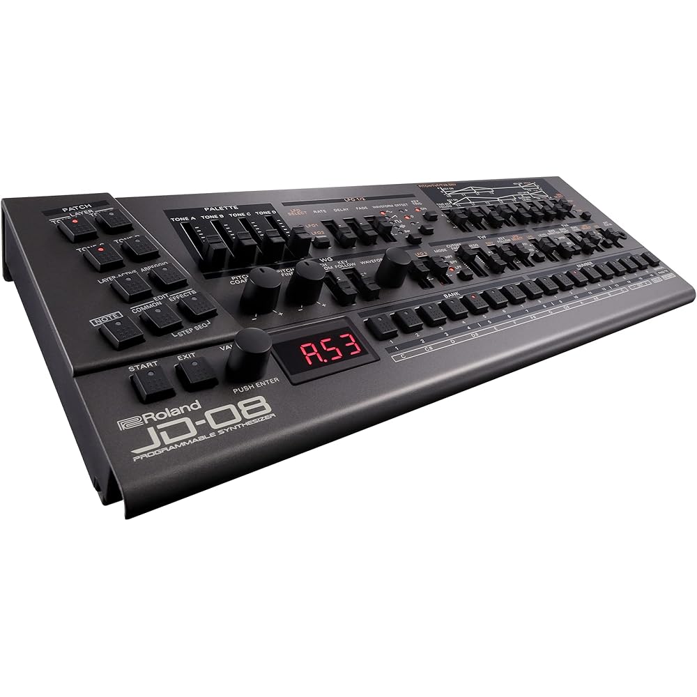 Roland Roland Sound Module JD-08 Sound Module JD-800 Sound and Behavior with Battery Powered Port...