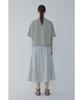 Bobeu String Banding Tiered Skirt_Light Gray 7156235003