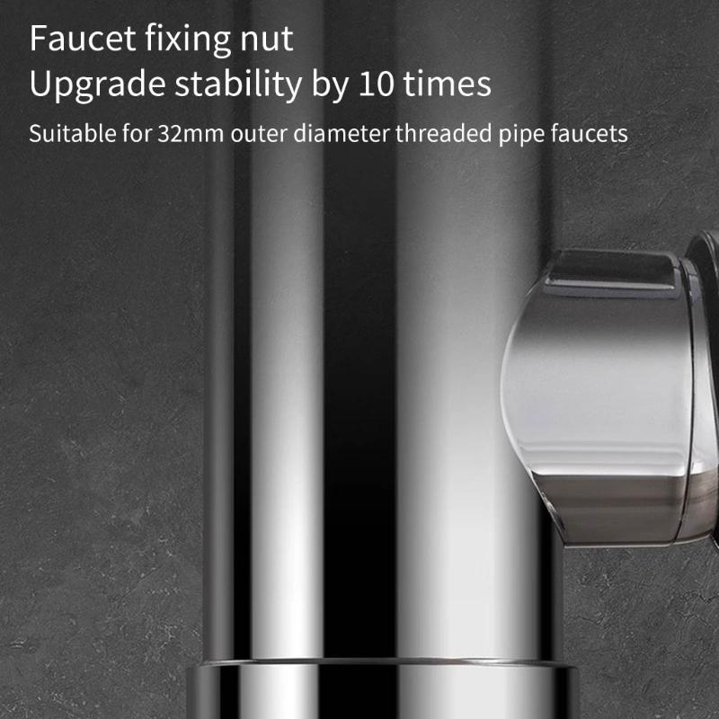 Kitchen Sink Anti-Loosening Nut Buckle Base Faucet Installation Fastener Fixed Base Nut Basin Faucet Accessories