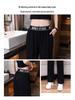 Girls' Summer 2024 Ice Silk Casual Sports Pants: Loose Straight-Leg Chiffon for Middle & High School Students