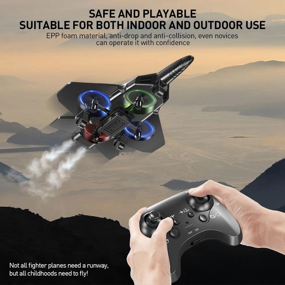 EPP Foam Four Motor Helicopter Toy Rechargeable RC Hobby Jet Plane  Home Decor