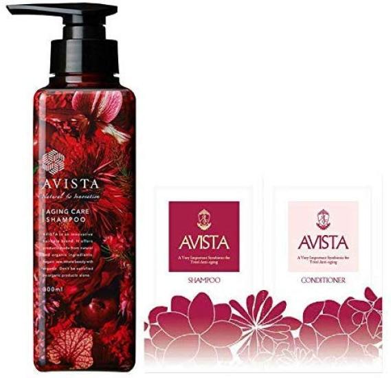 

AVISTA Aging Care Shampoo 300ml Amino Fulvic Natural Paper Soap Included (Scalp Care, Silicone-Free, All-in-One, Acid-Based, Acid, 100% Ingredients) +