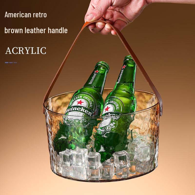 ZISIZ Plastic Ice Bucket