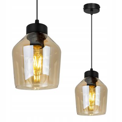 LUMINÁRIA PENDENTE MODERNA ELEGANTE COM CÚPULA DE VIDRO