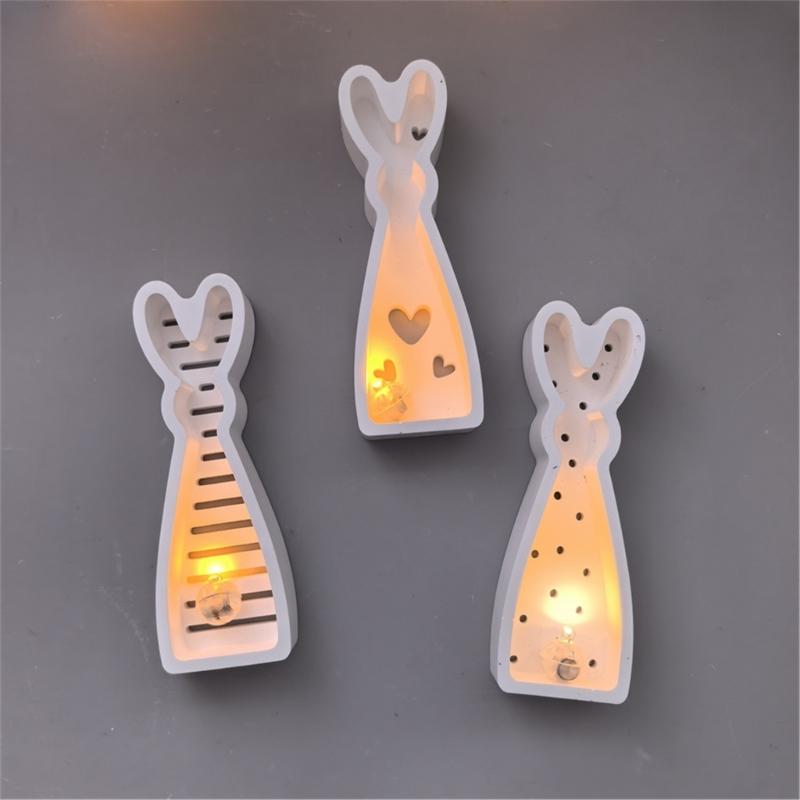 Standing Hare Silicone Candle Molds Multipurpose Silicone Mould for Making Candle Soap Chocolate Fondant Resin Casting
