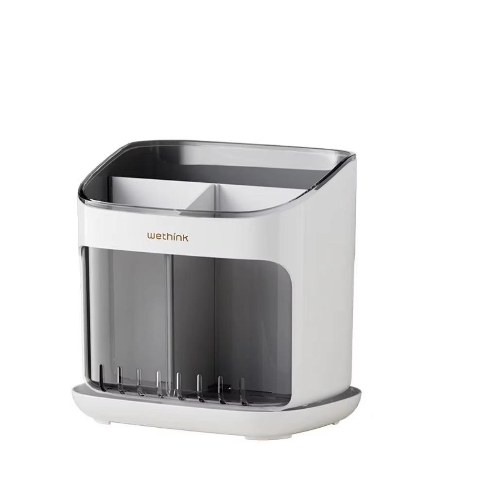 

Пластиковый держатель для кухонной утвари, подставка для палочек для еды, новое ведро для палочек для еды, хранение посуды чёрный