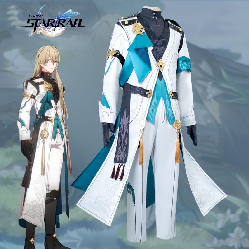 Star Rail Honkai Luocha Cosplay Ancient Costume Halloween Party Outfit Boy Fans