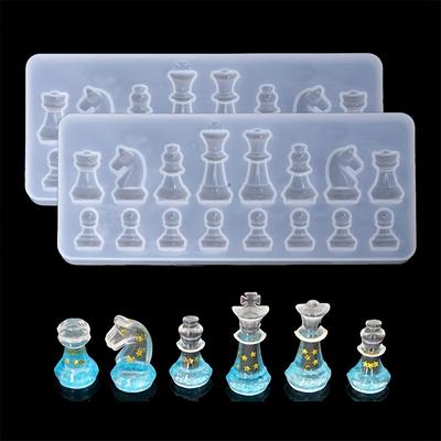 Mini Chess Silicone Resin Mold Epoxy Casting Mold DIY Craft Jewelry Craft Making Handmade Tools