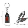 Mini Portable Folding Nail Clippers with Keychain Convenient Pedicure Tool for On-the-Go Grooming